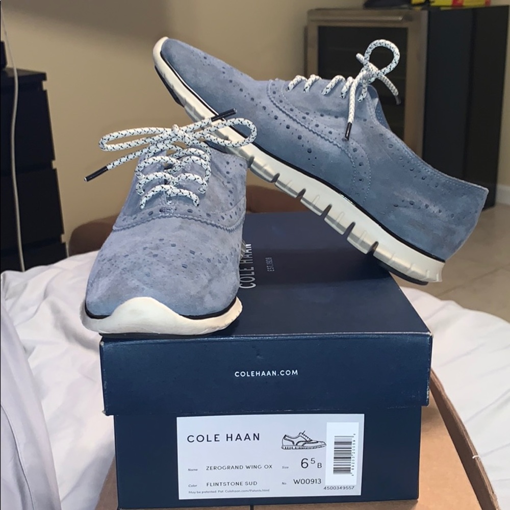 Cole Haan Zerogrand Suede Oxford Sneaker